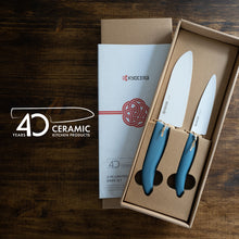 Load image into Gallery viewer, Kyocera Ceramic LIMITED EDITION Santoku Knife Utility Knife Set