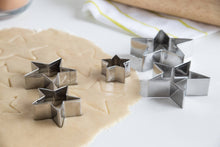 Load image into Gallery viewer, Stainless Steel Star Cookie Cutter Set, 5-Piece, 2” to 3.5"