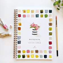 Load image into Gallery viewer, Bouquets Watercolor Workbook - Emily Lex Studio