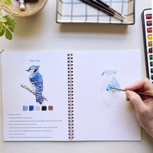 Load image into Gallery viewer, Birds Watercolor Workbook - Emily Lex Studio