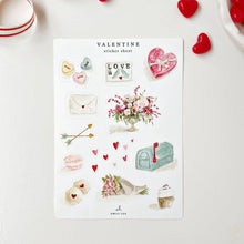 Load image into Gallery viewer, Valentine Sticker Sheets - Emily Lex Studio