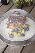 Load image into Gallery viewer, Round Mesh Food Cover, Chrome, 11.75"