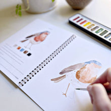 Load image into Gallery viewer, Birds Watercolor Workbook - Emily Lex Studio