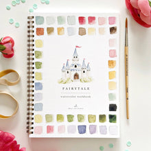 Load image into Gallery viewer, Fairytale watercolor workbook