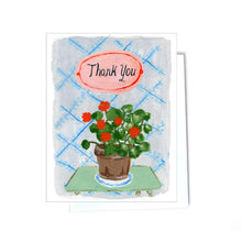 Load image into Gallery viewer, Geranium Thank You Card