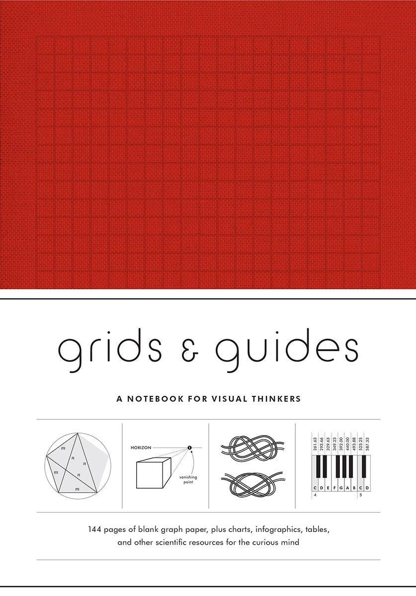 Grids & Guides Red Notebook – At Home Store Fairfield