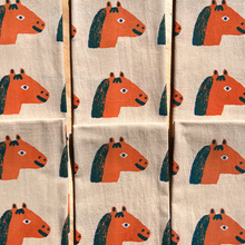 Load image into Gallery viewer, Horse Cotton Tea Towel