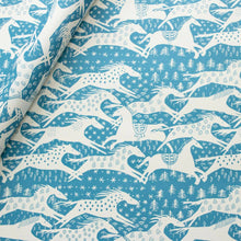 Load image into Gallery viewer, Patterned Paper Horses Blue