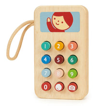 Load image into Gallery viewer, Wooden Toy Mobile Phone