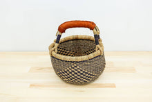 Load image into Gallery viewer, Market Basket Bolga Basket, Blue and Natural