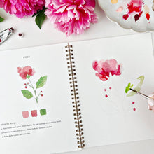 Load image into Gallery viewer, Flowers Watercolor Workbook - Emily Lex Studio