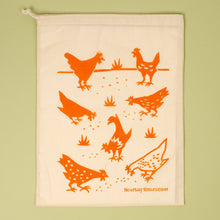 Load image into Gallery viewer, Reusable Cloth Bag Set - Chickens