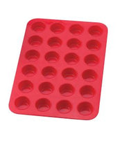 Load image into Gallery viewer, Mini-Muffin Pan, Silicone – 24 Cup