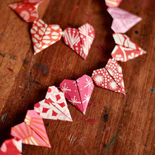 Load image into Gallery viewer, Origami Heart Bunting Kit