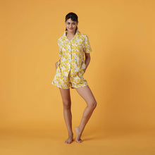 Load image into Gallery viewer, Mahogany - Limon Shorts PJ Set
