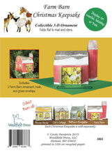 Load image into Gallery viewer, Farm Barn Christmas Ornament