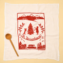 Load image into Gallery viewer, Flour Sack Dish Towel - Tannenbaum