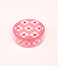 Load image into Gallery viewer, Pink Retro Floral Washi Tape - 15mm