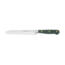 Load image into Gallery viewer, Wüsthof Classic Color Series 5" Serrated Utility Knife - Fresh Rosemary
