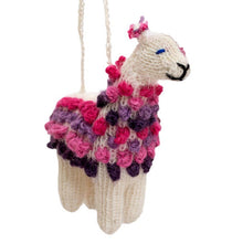 Load image into Gallery viewer, Alpaca - Alpaca Knitted Ornament - Farm Animal