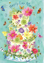 Load image into Gallery viewer, Floral Wedding Cake  Greeting Card - Roger la Borde