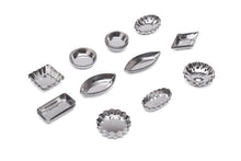 Load image into Gallery viewer, Mini Tartlet Set, Tin Plated Steel, 36-Piece
