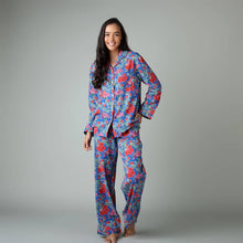 Load image into Gallery viewer, Mahogany - Clarence Indigo Pajama Set