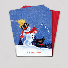 Load image into Gallery viewer, Snowman and Scottie - Boxed Christmas Cards