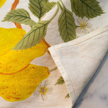 Load image into Gallery viewer, Pear Orchard Linen Tea Towel - Botanica Paper Co.