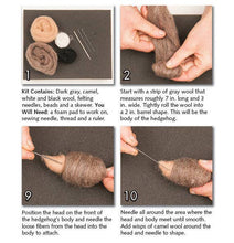 Load image into Gallery viewer, Hedgehog Felting Kit
