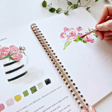 Load image into Gallery viewer, Bouquets Watercolor Workbook - Emily Lex Studio