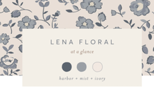 Load image into Gallery viewer, Colored Organics - Organic Baby Swaddle Blanket - Lena Floral / Mist
