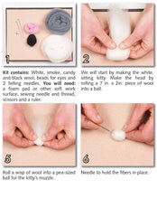 Load image into Gallery viewer, Kitties Needle Felting Kit