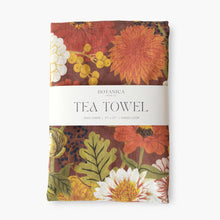 Load image into Gallery viewer, Autumn Linen Tea Towel - Botanica Paper Co.
