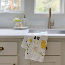 Load image into Gallery viewer, Gardening Tea Towel - Emily Lex Studio