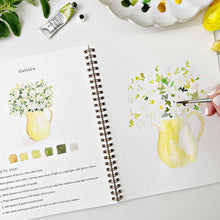 Load image into Gallery viewer, Flowers Watercolor Workbook - Emily Lex Studio
