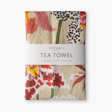 Load image into Gallery viewer, Orchids Linen Tea Towel - Botanica Paper Co.