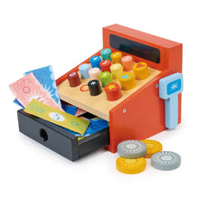 Load image into Gallery viewer, Wooden Toy Cash Register