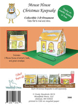 Load image into Gallery viewer, Mouse House Christmas Tree Ornament