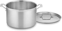 Load image into Gallery viewer, Cuisinart MultiClad Pro Triple Ply Stainless Cookware - 12 Qt Stockpot with Lid