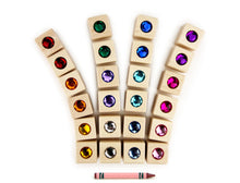 Load image into Gallery viewer, 24 pc. Cube Gem Blocks