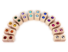 Load image into Gallery viewer, 24 pc. Cube Gem Blocks