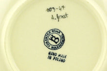 Load image into Gallery viewer, Dessert Plate Red Daisy - Polish Pottery - Ceramika Bona