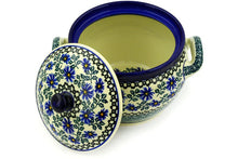 Load image into Gallery viewer, 55 oz Soup Tureen - Blue Chicory - Polish Pottery - Ceramika Artstycza