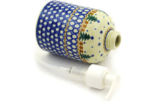Load image into Gallery viewer, 5" Soap Dispenser - Polish Pottery -Christmas Evergreen -Ceramika Artystycgna