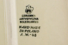 Load image into Gallery viewer, 15" Platter Blue Zinnia - Polish Pottery - Ceramika Artystyczna