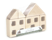 Load image into Gallery viewer, 6 pc. Little Town Blocks House Set