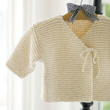 Load image into Gallery viewer, Easy Peasy Baby Jacket by Churchmouse Yarns - Knitting Pattern