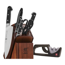 Load image into Gallery viewer, Zwilling Pro 8-Piece Knife Block Set with Bonus Sharpener