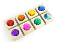 Load image into Gallery viewer, 8 pc. Bright Large Gem Blocks